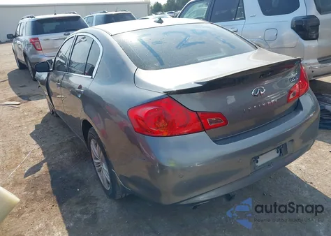 2010 Infiniti G37X z USA, uszkodzony, nr VIN JN1CV6AR3AM458059